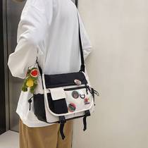 Shoulder Bag Mens Tide Brand Japanese ins Tide Large Capacity Boys Backpack Girls Student Leisure Shoulder Bag