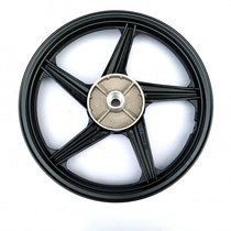Suitable for QS150-5 motorcycle Hummer GR150 black silver GA150 front and rear wheels rim aluminum wheels Disc brake drum brake