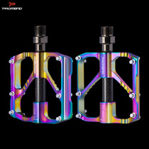 PROMEND bicycle pedal three accompany forest bearing aluminum alloy CNC mountain bike colorful foot pedal explosion
