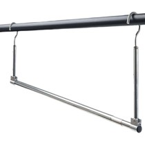 Sun quilt artifact indoor balcony clothes hanger telescopic clothes hanger invisible anti-theft net 304 stainless steel clothes hanger