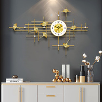This new Chinese wall clock is too suitable for Chinese living room decoration style fashion creative simple wall clock