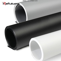 Large PVC background board 150*200CM matte matte photography black and white gray solid color background cloth paper