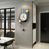 Net red creative clock wall clock living room modern simple clock personality home fashion art decorative mute hanging watch