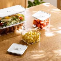 Japanese style refrigerator storage box crisper box food grade frozen finishing special refrigerated storage sealed kitchen finishing box
