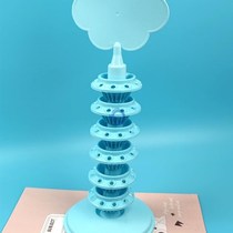 Lollipop candy display rack sugar gourd marshmallow candy plastic stall desktop display shelf supermarket