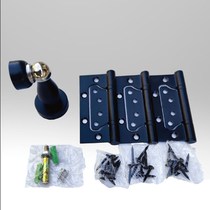 Manufacturer wholesale stainless steel 4-inch free notched black primary-secondary hinge door suction thickened load-bearing type hinged butterfly hinge