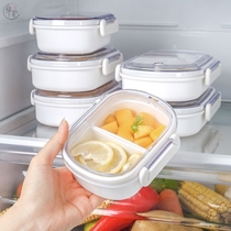 Fruit Box Portable out separated childrens picnic lunch box split format split fruit crisper student college