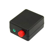 3 5mm audio one-point two switcher 2 in 1 out computer mobile phone connected to speaker two audio converters