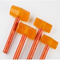 Rubber hammer rubber hammer elastic rubber hammer massage silicone hammer handle plastic handle rubber rubber rubber