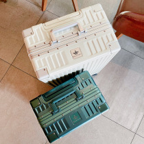 Day Benching Trip Pc Aluminum Frame Suitcase 26 Inch 24 Pull Bar Case Universal Wheels 28 Suitcase 20 Male And Female Leather Case