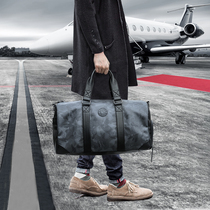 Travel Bag Mens Hand Large Capacity Camouflated Tide Card Fitness Bag Travel Short Luggage Bag Single Shoulder Sloped Satchel Bag