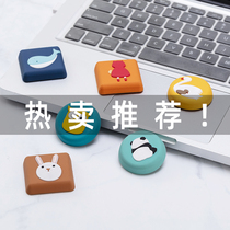 Door handle anti-collision mat wall sticker refrigerator bump sticker household mute thick silicone door suction toilet handle door stop
