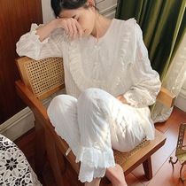 pinkgoddess pajamas women cotton summer princess ladies home clothing spring summer pajamas casual sweet women's suit