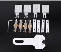 Yizhu Square Glass Display Cabinet Bread Cabinet Moving Door Wheel Fittings Precision Bearing Slip Door Wheel Runway Pulley Silent Wear-resistant