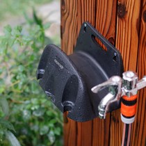 Water pipe storage rack hanging wall type household water pipe finishing rack nozzle adhesive hook garden gardening convenient hanging