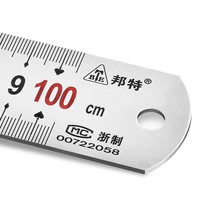 Stainless steel feet 30cm thickened ruler 1 m 15 20 40 50 60cm 1 5 2 meters ruler iron