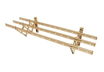 Good wife clothes hanger lifting hand hanging clothes hanger indoor balcony folding clothes GW-396AC) Kunming red star