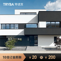 Tenofa Broken Bridge Aluminum Sound Insulation System Door and Window Casement Window PLUS LWD365 Living Room System Window