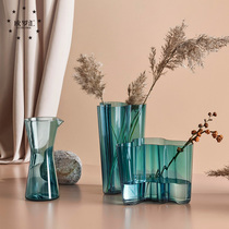 Eurohui Finnish imported Iittala Aalto blowing process modern simple Italian glass vase