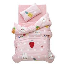 Kindergarten preparation supplies three pieces of pure cotton bedding children bedding baby nap cot