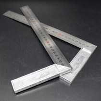 Durable thick stainless steel angle ruler widening right angle steel ruler extended large multi-function square foot 90 degrees Woodworking