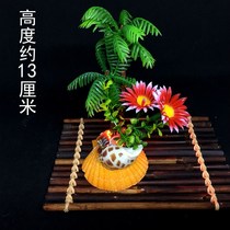 Furnishing sabbey cool hotel banquet tray decoration edge tool birthday decoration flower jewelry Flower Cow
