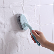 Floor brush stiff hair toilet bathroom brush floor toilet artifact floor tile dead angle gap cleaning brush tile cleaning