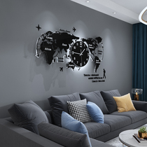 Net red wall clock light luxury decorative clock living room home creative fashion atmosphere modern simple wall hanging watch clock