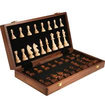 Chess Elementary School Children Students Upscale Competition Training Suit Portable Birthday Gift Solid Wood Big