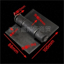 5-inch large metal folding iron door welding iron hinge car detachable hinge 180 degrees heavy-duty welding iron hinge