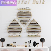 Wrought manicure display rack nail polish rack nail art rack wall rack nail polish display rack cosmetics shop