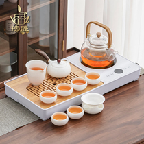 List Sheng Kung Fu Set of tea Set fully automatic upper water cooking teapot tea table small living room light and luxurious upscale tea tray