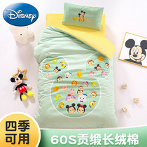 Kindergarten quilt three pieces of pure cotton sleeping with baby entering the garden childrens bedding and bedding six pieces customized