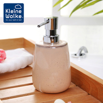 Kleine Wolke imported ceramic vintage hand sanitizer bottle Lotion Bottle Shower Dew bottle light luxury wind
