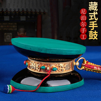 Tibetan Offerings to Buddha Tantra Offerings Mulberry Tibetan Drums Nepalese Mulberry Sheepskin Tambourines The sound is crisp