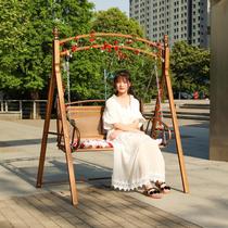 Swing outdoor hanging chairs in the yard Detachable hanging basket rocking chair balcony home lounge chair cradle