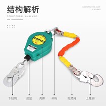 High-altitude fall arrester speed difference tower crane heavy 5 meters 10m30 meters 1 2 3 tons cargo elevator fall protection self-locking device