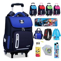 Schoolbag Primary school students in grades 3 to 6 can pull the lever schoolbag female primary school children 1-3-6 male