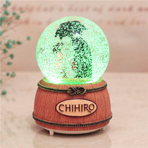 Hayao Miyazaki cartoon faceless man crystal ball music box classmate Senior high school graduation gift female birthday send friends and sisters
