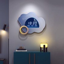 Electronic wall clock clock clock living room simple modern home fashion hanging watch Net red light luxury decoration creative hanging wall clock