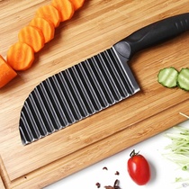 Wolf Tooth Potato Special Knife Commercial Cutter Wave Knife Striped Slice Slicing Flower Cutter Household Goods