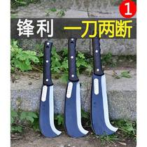 Imported wood chopping knife special clip manganese steel hand forged small hackerel outdoor farmers open tree cutting knife