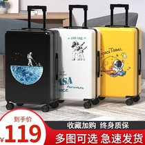 2021 New NASA astronaut luggage cartoon suitcase password box student hipster trolley suitcase