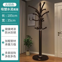 Marble Metal Clothes Hat Rack Floor Hanging Clothes Rack Bedroom Room Simple Home Single Pole Door Hall Shelf