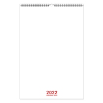 Blank hand-painted calendar drawing paper creative special graffiti calendar new year painting art new year 2022 white cardboard