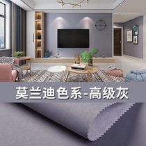 Modern simple high-end light luxury wind wall cloth seamless whole house bedroom living room TV background wall thickened environmental protection wall cloth