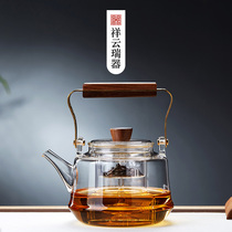 High temperature resistant household girder kettle heat-resistant glass cooking teapot electric pottery stove tea boiling water tea kettle tea set