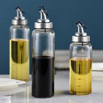 Small Vinegar Bottle Soy Sauce Sesame Oil Bottle Oil Bottle Glass Anti-Leaking Oil Pot Control Oil Pot Home Kitchen Supplies