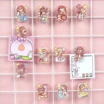 Small potato hand tent clip 12 constellations 12 constellations book clip ins cute stationery storage clip cartoon trembles