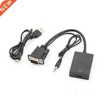 VGA to HDMI Cable for 1080P Converter HD Audio AV Converter